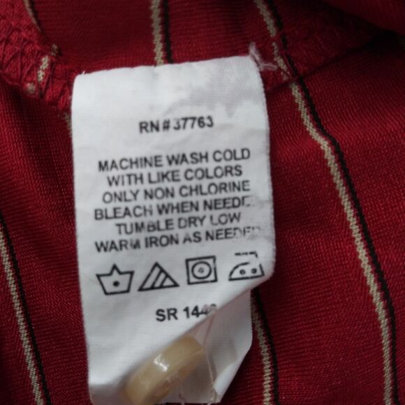 Top Flight Shirt Men's Size XL Red Short Sleeve Polo - Picture 6 of 9